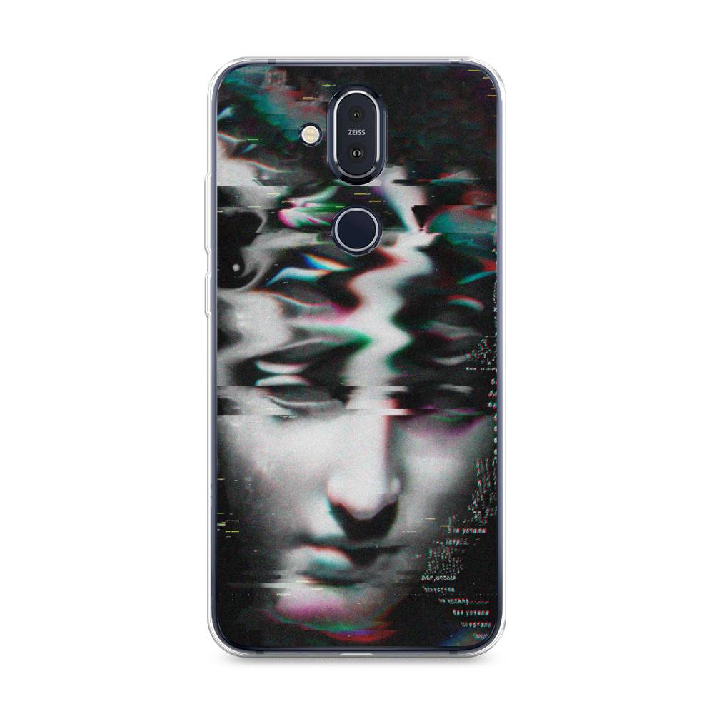 

Чехол Awog на Nokia 8.1 / Нокиа 8.1 "Glitch Art", Серый, 122250-9