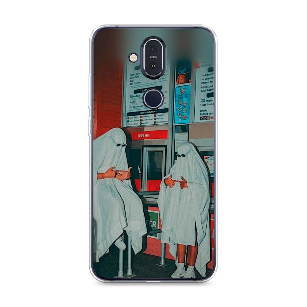 

Чехол Awog на Nokia 8.1 / Нокиа 8.1 "Chillin Killin", Красный, 122250-9