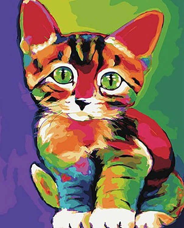 

Картина по номерам Paintboy (Premium) Милый котенок, Милый котенок