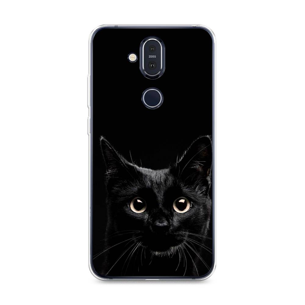 

Чехол Awog на Nokia 8.1 / Нокиа 8.1 "Добрый кот", Черный, 122250-1