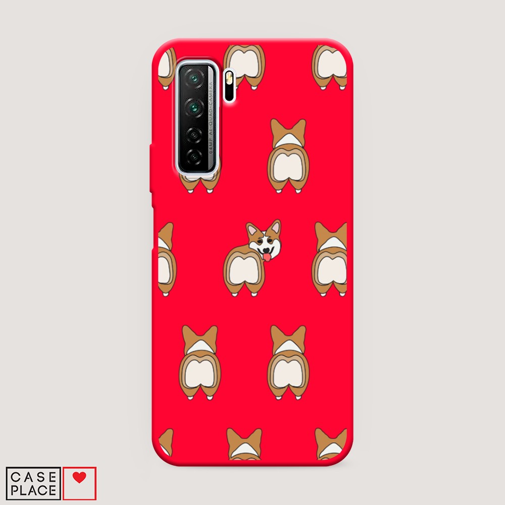 

Чехол Awog на Honor 30S Global/Huawei P40 Lite 5G/Nova 7 SE "Милый корги фон"