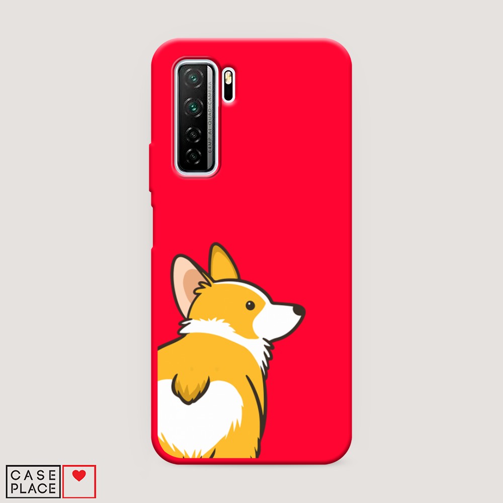 

Чехол Awog на Honor 30S Global/Huawei P40 Lite 5G/Nova 7 SE "Корги следуй за мной"