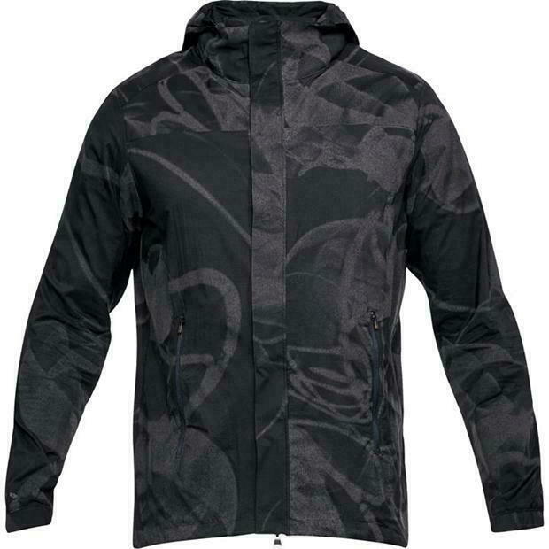 Джинсовая куртка мужская Under Armour DEFINE THE RUN STORM JACKET черная 46-48