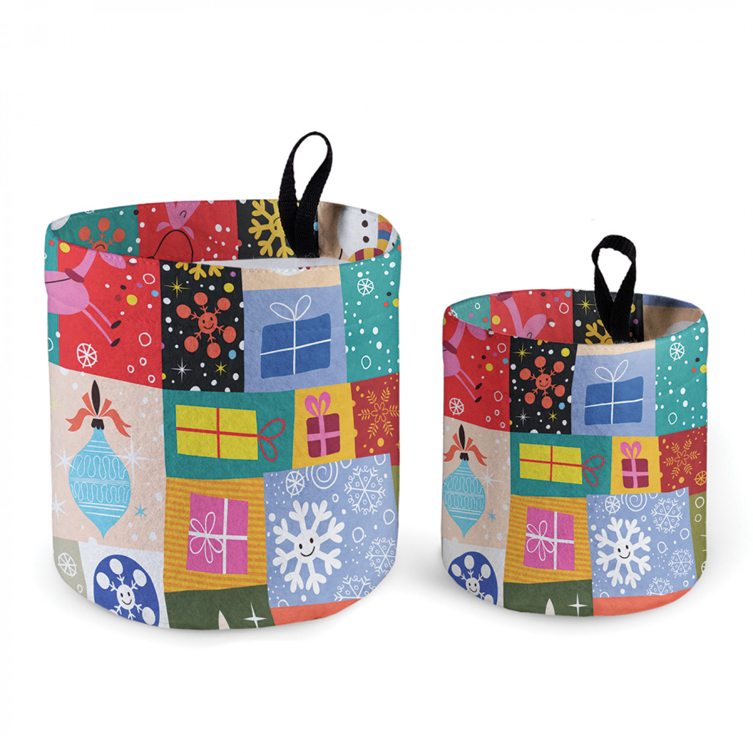 

Тканевый настольный органайзер для хранения JoyArty "Праздник в красках", набор из 2 штук, Праздник в красках