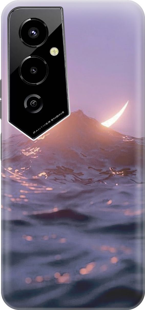 

Силиконовый чехол на Tecno Pova 4 Pro с принтом "Месяц и море", 158090