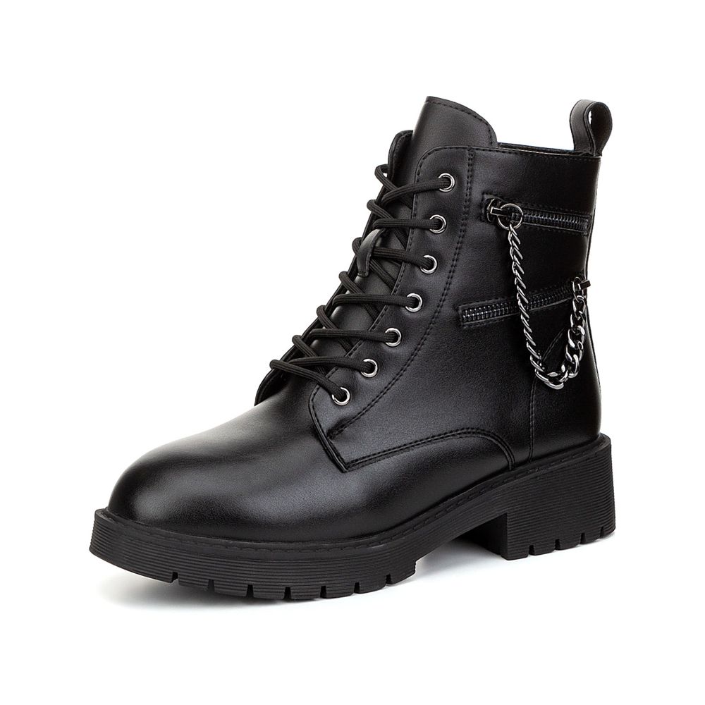 фото Ботинки женские instreet 98-22wa-167sw черные 40 ru