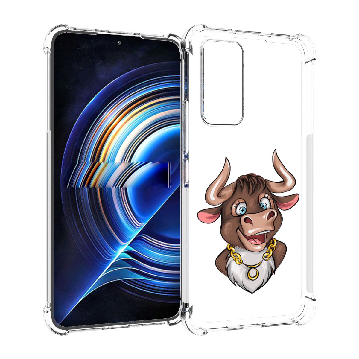 

Чехол MyPads Бычок для Tecno Camon 19 Neo, Прозрачный, Tocco