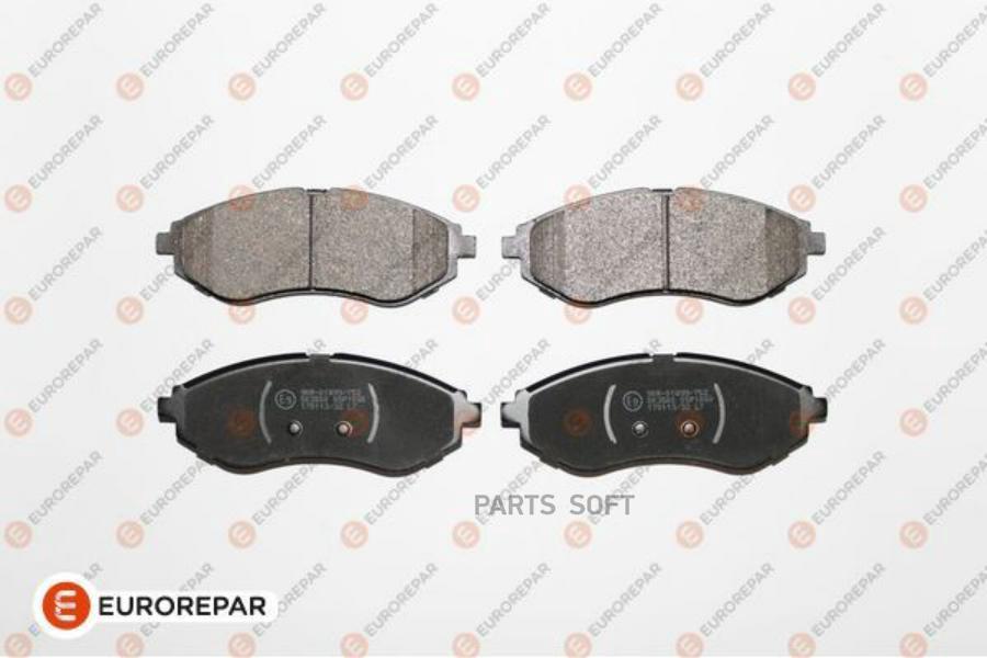 

EUROREPAR 1617266280 Колодки тормозные дисковые CHEVROLET AVEO / KALOS (T200) 1.2 03 () 1ш