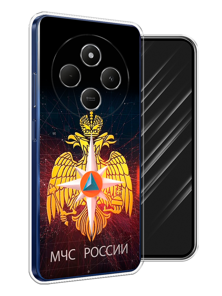 

Чехол Awog на Xiaomi Redmi 14C/Poco C75 4G "МЧС России", Черный;желтый;красный, 322950-1