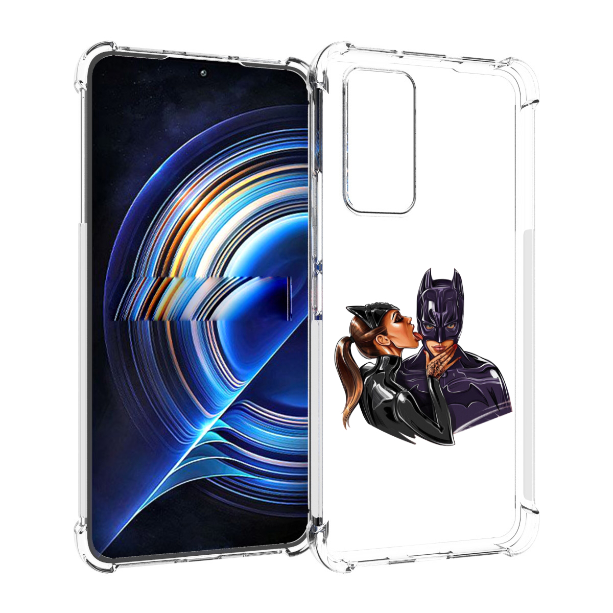 

Чехол MyPads Бэтман для Tecno Camon 19 Neo, Прозрачный, Tocco