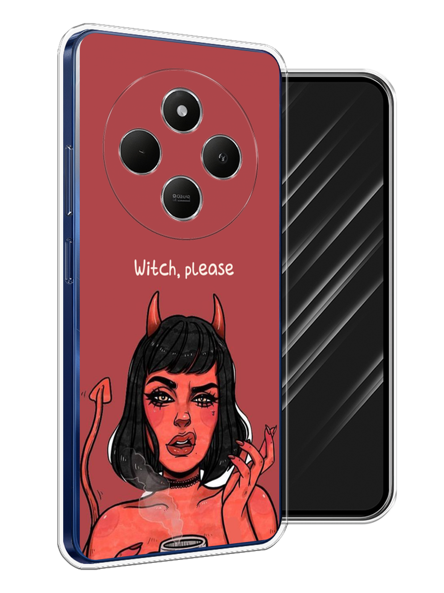 

Чехол Awog на Xiaomi Redmi 14C/Poco C75 4G "Evil Girl", Бордовый;черный, 322950-1