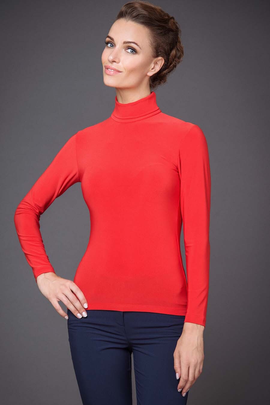Блуза женская Арт-Деко Z-1017 красная 54 RU