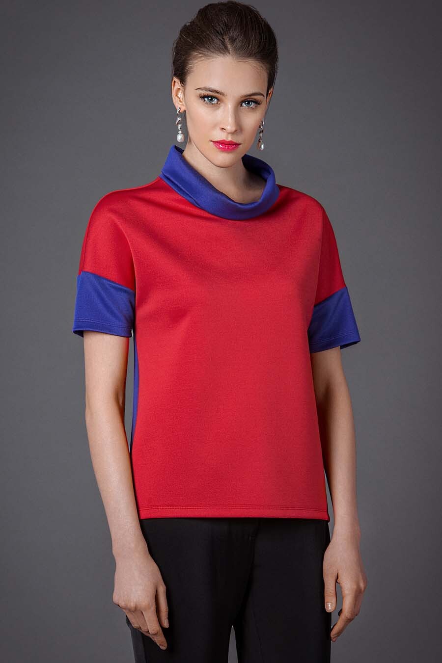Блуза женская Арт-Деко Z-1030 красная 46 RU