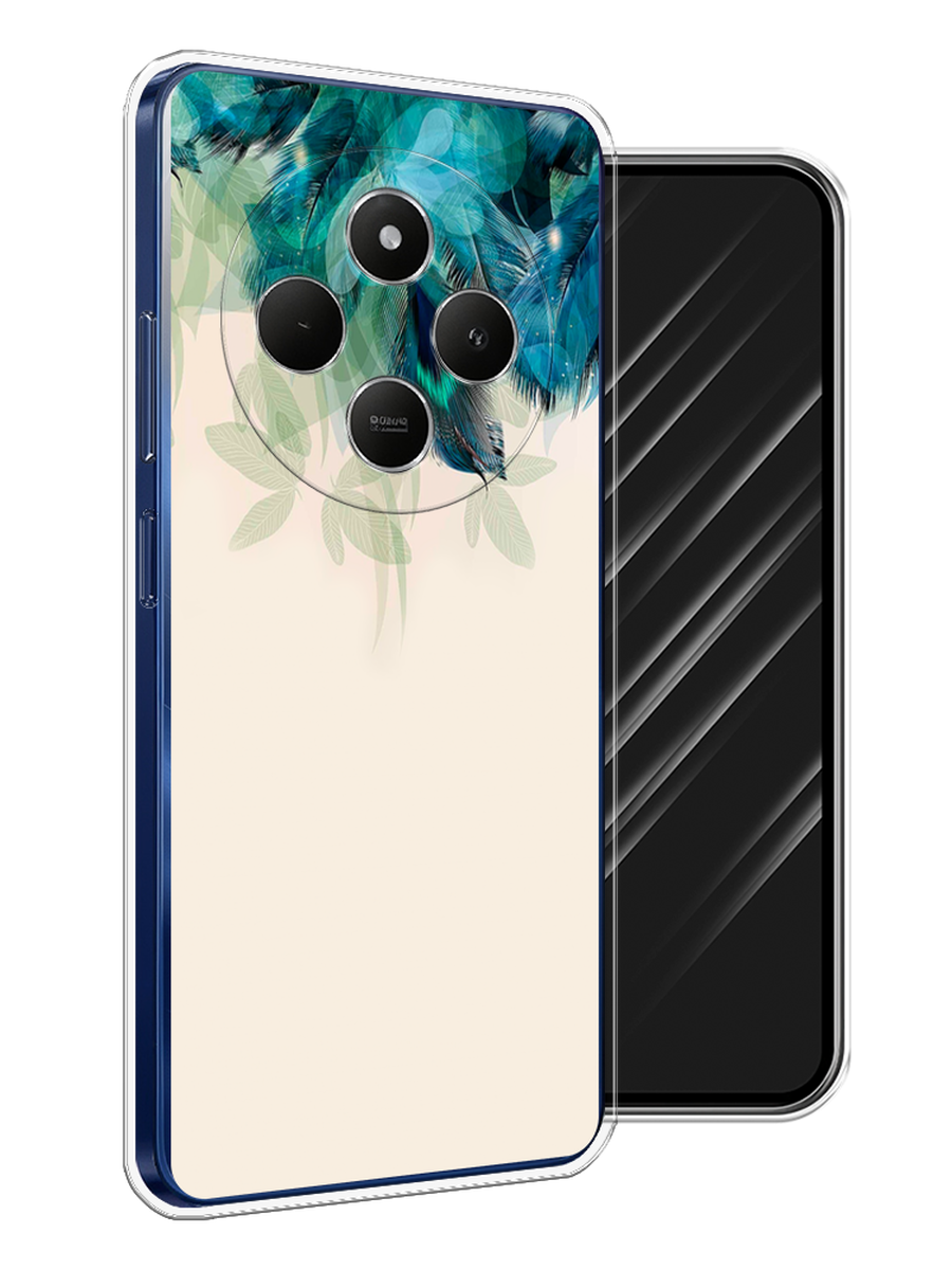 

Чехол Awog на Xiaomi Redmi 14C/Poco C75 4G "Перья голубого цвета", Бежевый;синий;бирюзовый, 322950-1