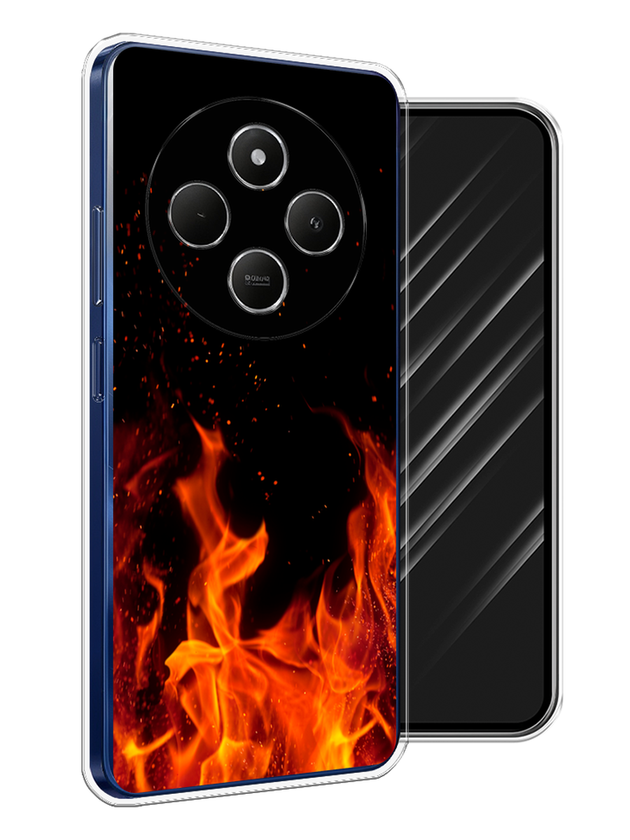 

Чехол Awog на Xiaomi Redmi 14C/Poco C75 4G "Все в огне", Оранжевый;черный, 322950-1
