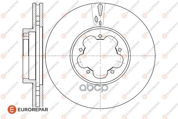 

Диск Тормозной Ford Transit 06- Передний M10x1.5 Вент.D300мм. Eurorepar 1618889280 EUROREP