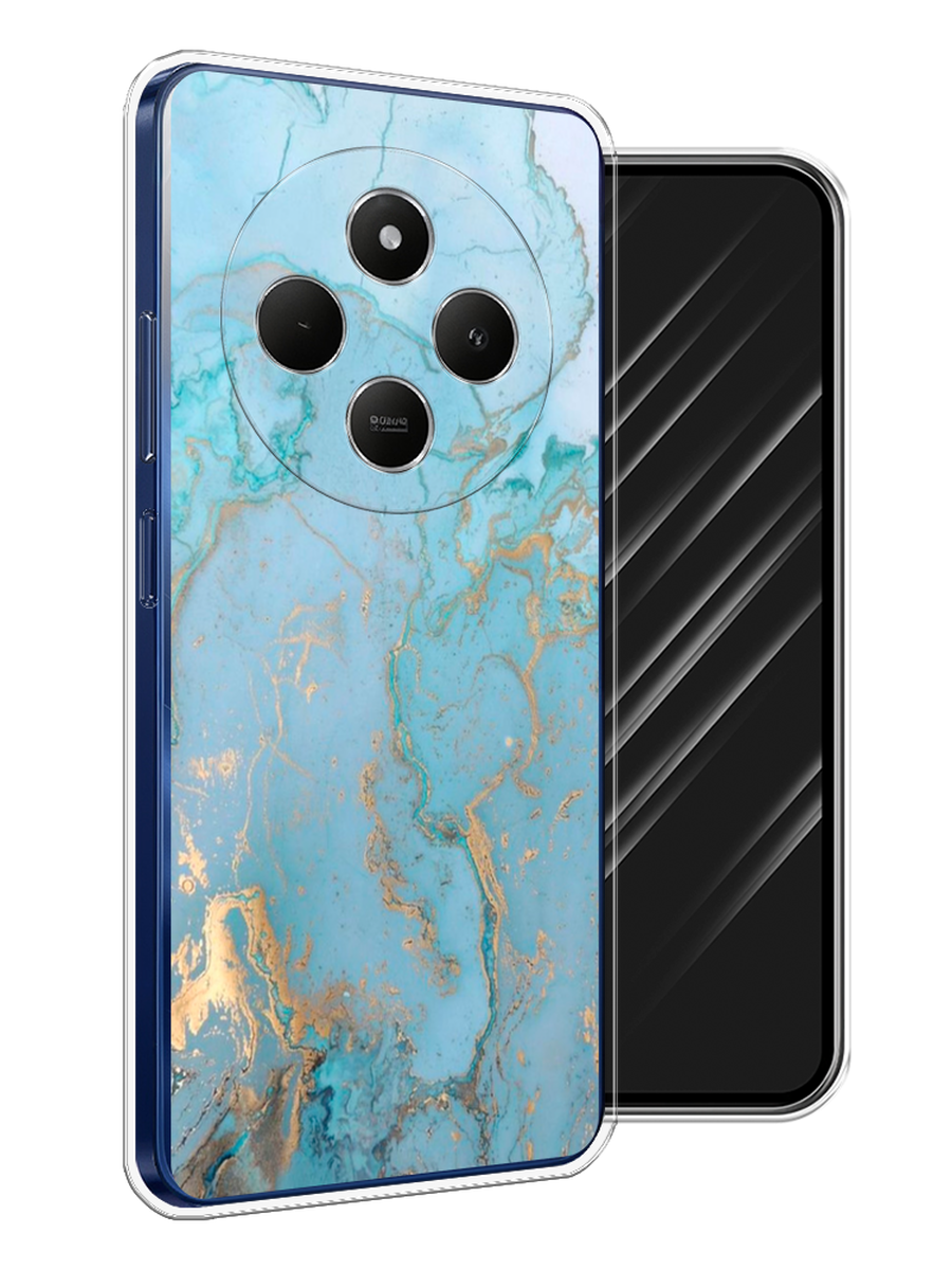 

Чехол Awog на Xiaomi Redmi 14C/Poco C75 4G "Голубой мрамор рисунок", 322950-1
