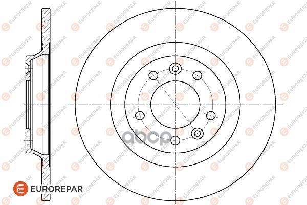 

Диск Тормозной Задний (К-Т 2 Шт) Citroen C5 IiiPeugeot 407508607 D-290mm Eurorepar 1618861
