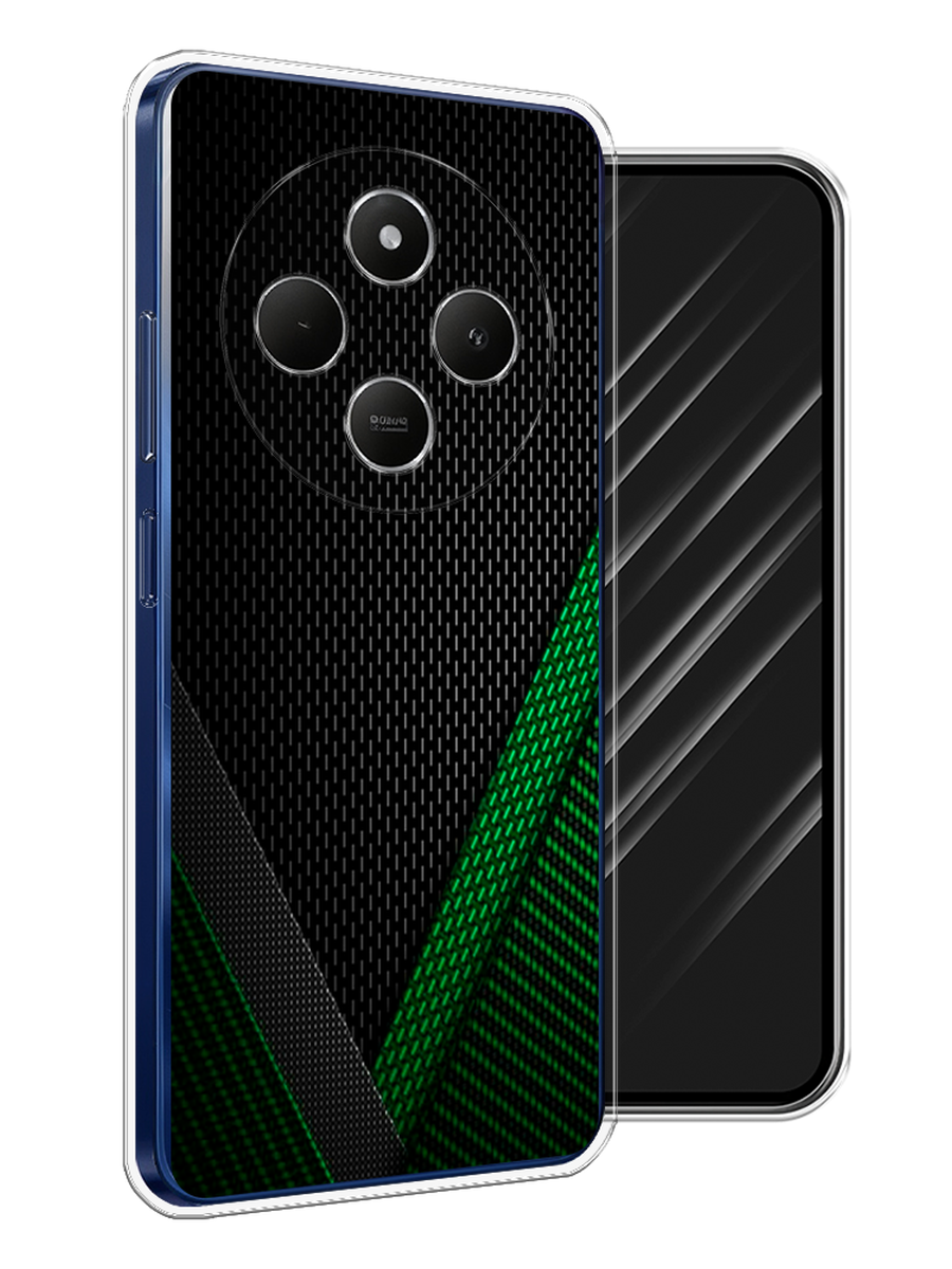 

Чехол Awog на Xiaomi Redmi 14C/Poco C75 4G "Зеленый карбон", Черный;зеленый, 322950-1