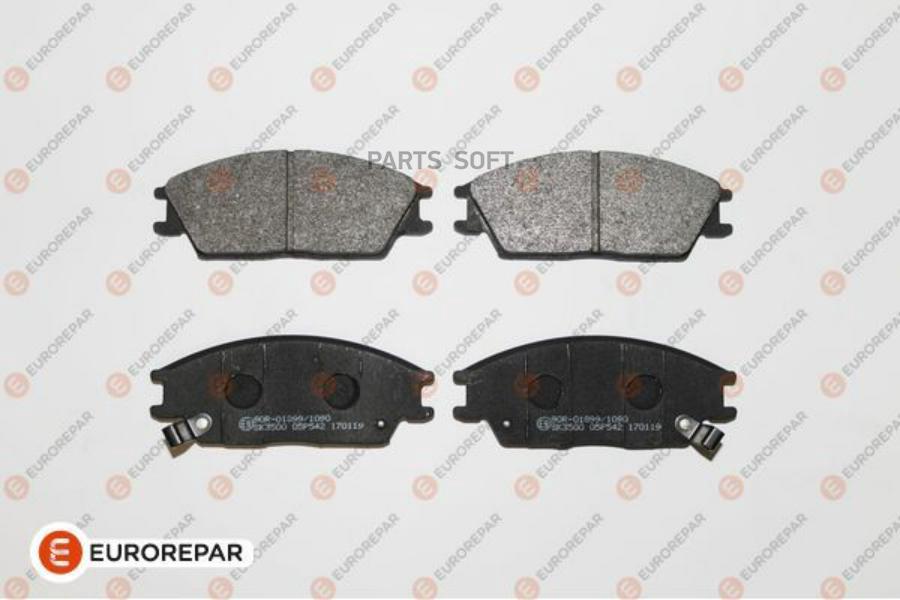 

Колодки тормозные дисковые HYUNDAI ACCENT I (X-3) 1.3 94 () 1шт EUROREPAR 1617284380