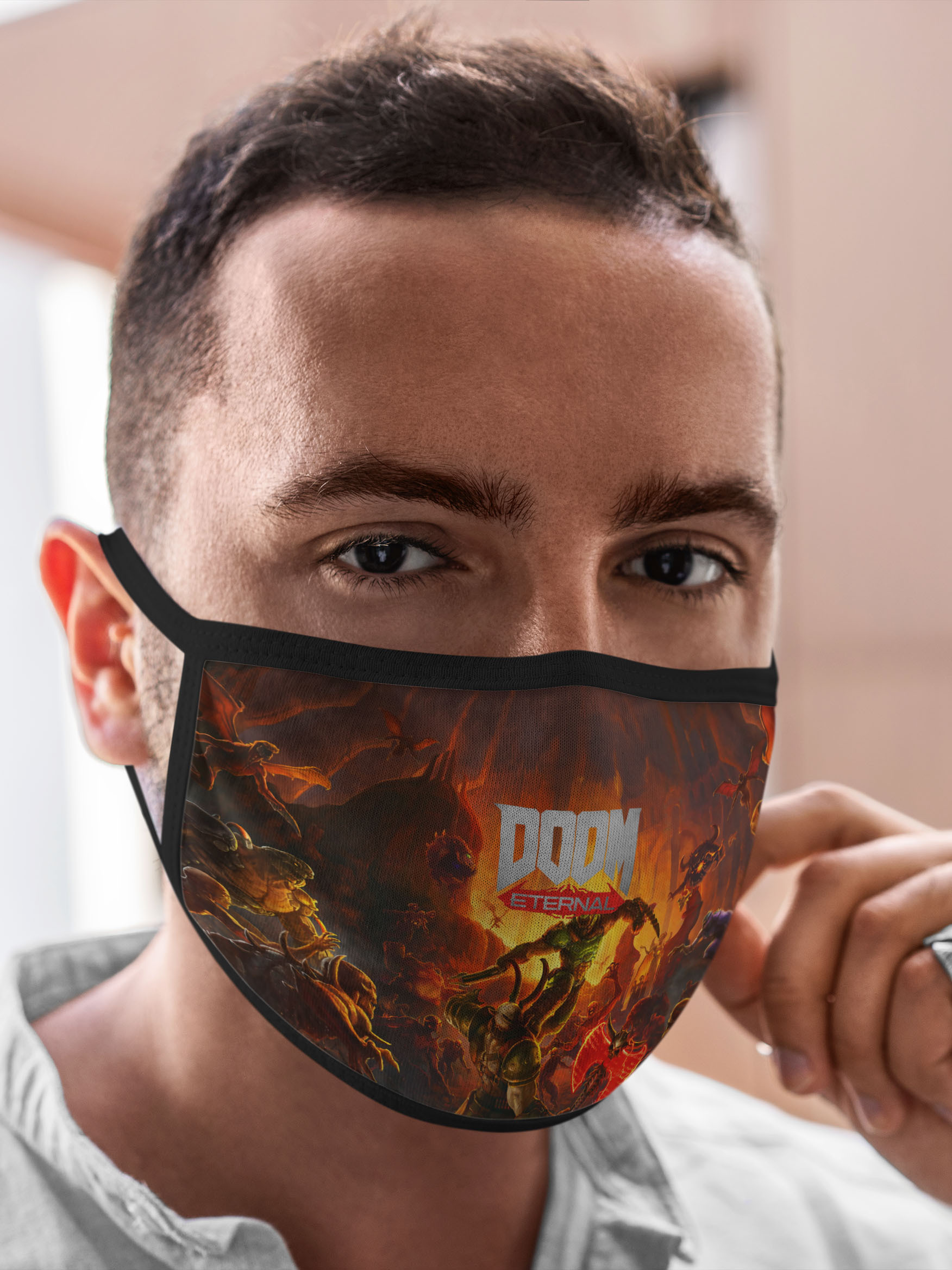 

Многоразовая маска унисекс Burnettie Doom, Разноцветный, Doom