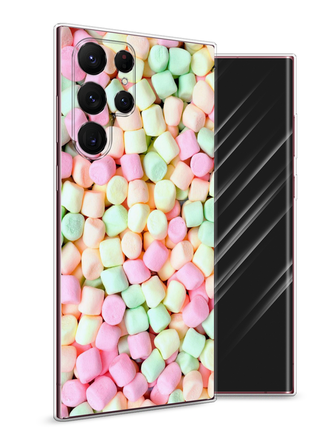 

Чехол Awog на Samsung Galaxy S22 Ultra / Самсунг S22 Ultra "Marshmallows", Зеленый;желтый;розовый, 2104050-10