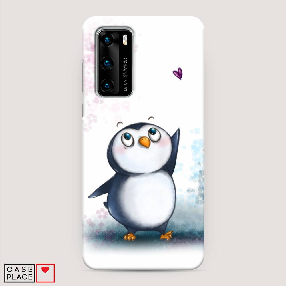 

Чехол Awog "Пингвин и сердечко" для Huawei P40