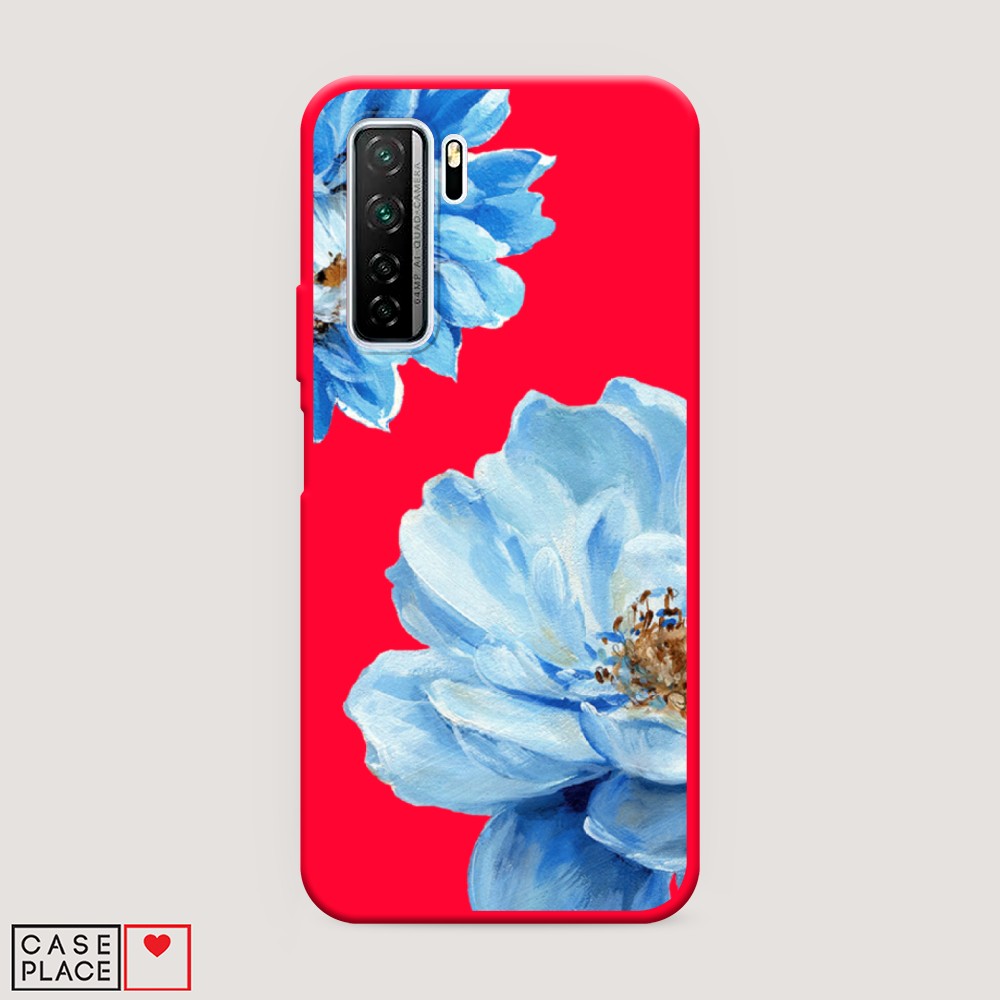 

Чехол Awog на Honor 30S Global/Huawei P40 Lite 5G/Nova 7 SE "Голубые клематисы"