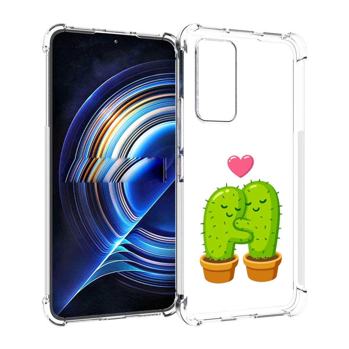 

Чехол MyPads Влюбленные-кактусы для Tecno Camon 19 Neo, Прозрачный, Tocco