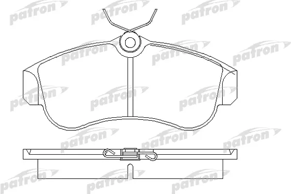 

Тормозные колодки PATRON дисковые PBP604