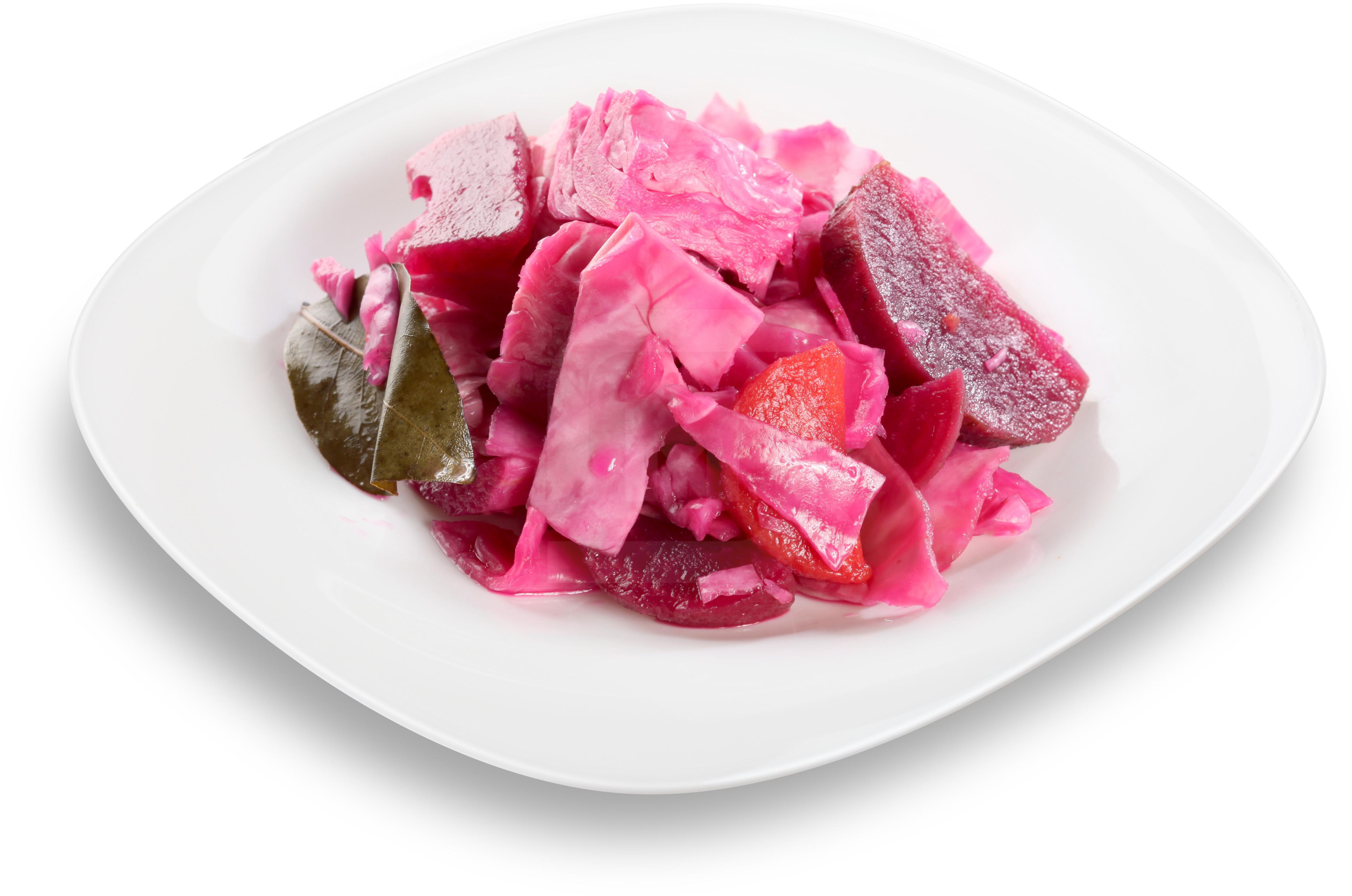 

Капуста маринованная со свеклой +-500 г