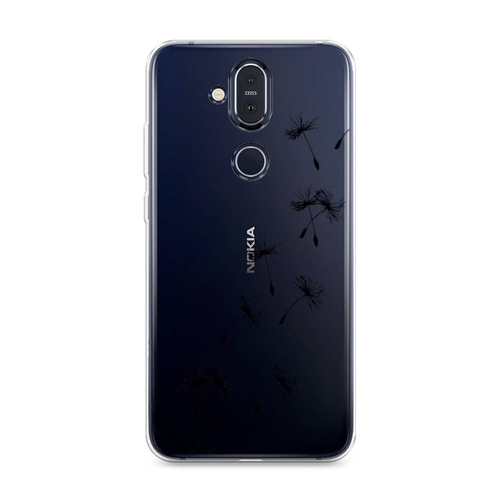 

Чехол Awog на Nokia 8.1 / Нокиа 8.1 "Летящие одуванчики", Черный, 122250-8