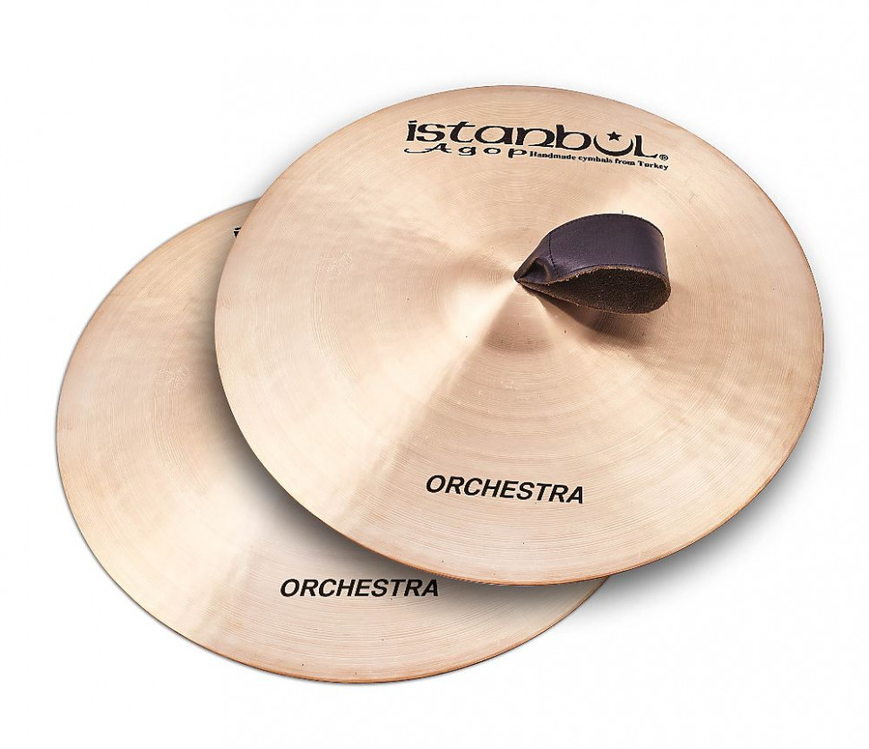 Istanbul Agop Ob18 Traditional Orchestral - Тарелки оркестровые, парные с ремнем 18 дюймов