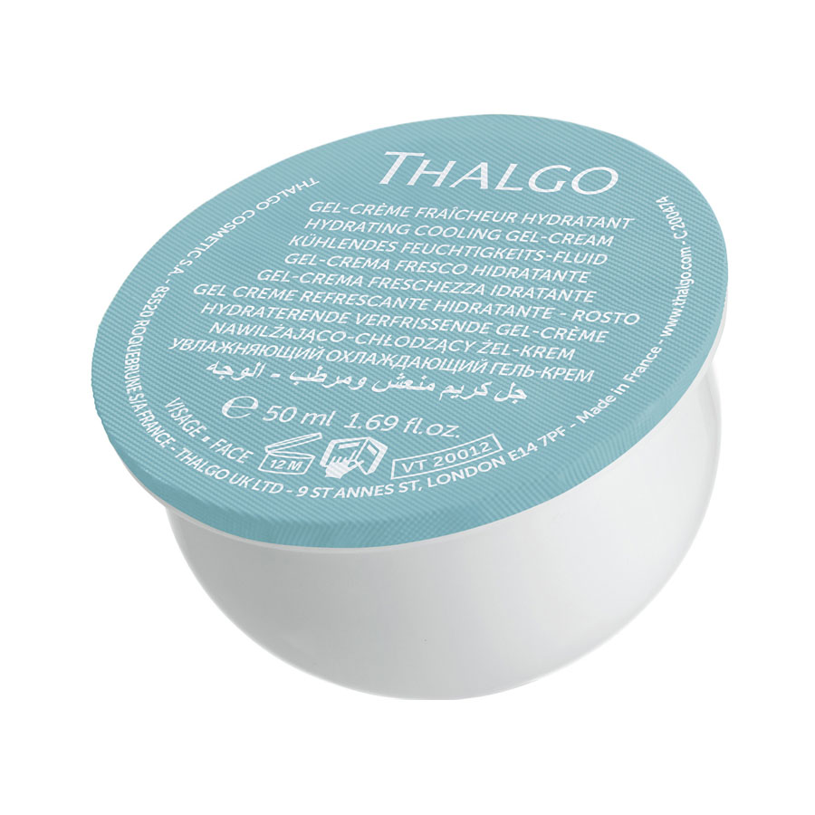 Гель-крем для лица Thalgo Source Marine Hydrating Cooling Refill охлаждающий 50 мл сыворотка для лица thalgo multi soothing concentrate 1 2 мл x 7 шт