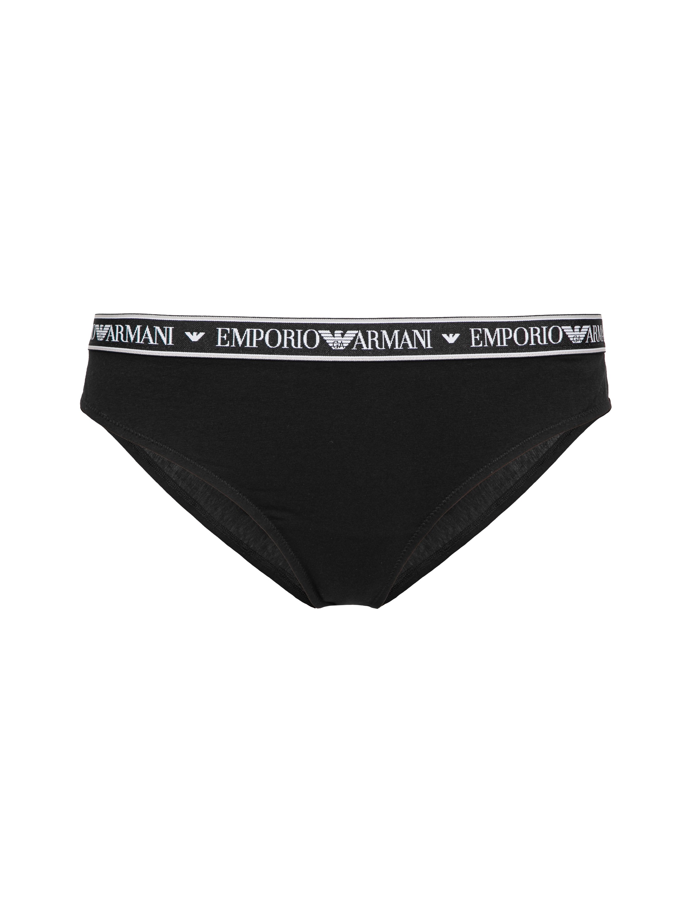 

Трусы женские EA Underwear 1629482F227 черные 46 RU, Черный, 1629482F227