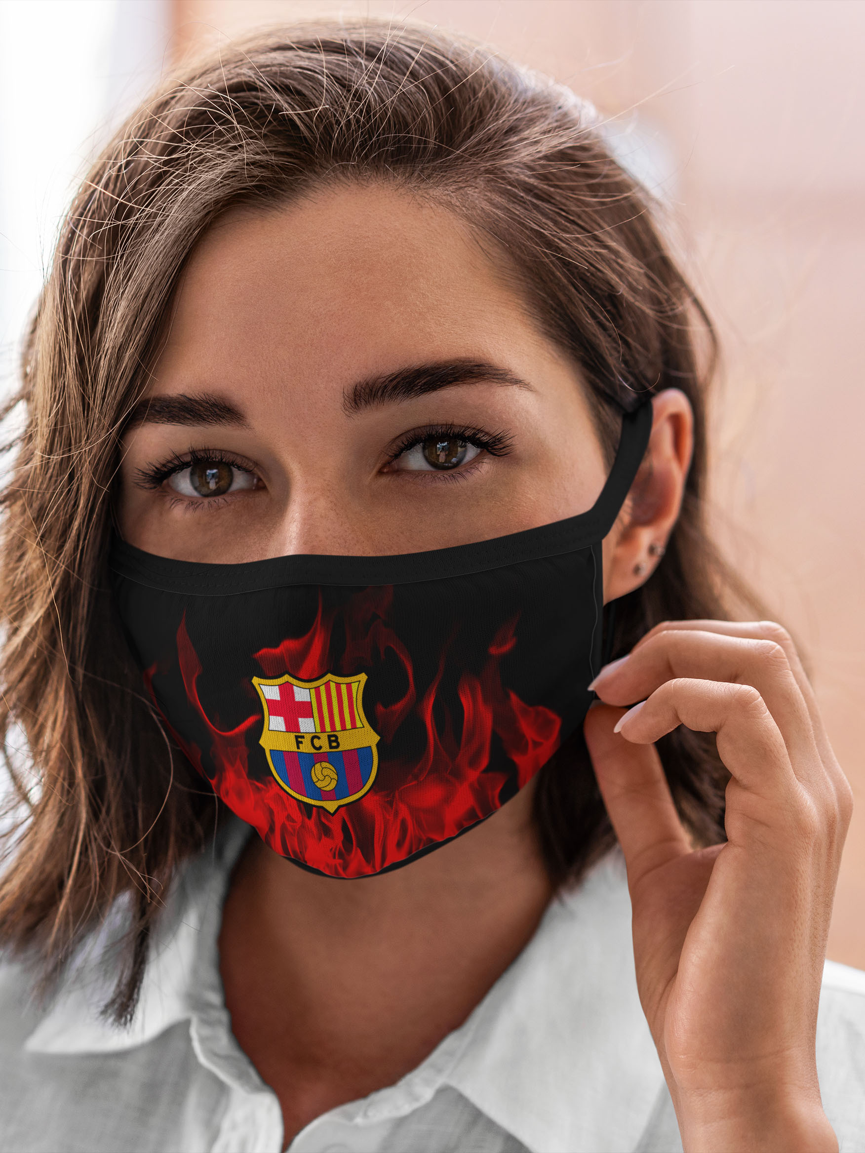 

Многоразовая маска унисекс Burnettie Barcelona Sport, Разноцветный, Barcelona Sport