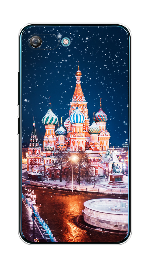 

Чехол на Itel A25/A35 "Москва 1", Коричневый;синий;белый, 3200250-1