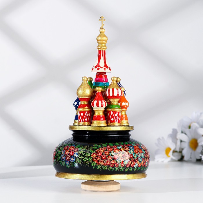 

Сувенир музыкальный "Храм. Жостово", 19х15,5 см, черная