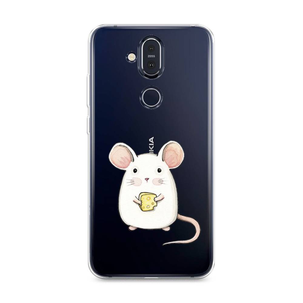 

Чехол Awog на Nokia 8.1 / Нокиа 8.1 "Мышка", Белый;розовый;прозрачный, 122250-1