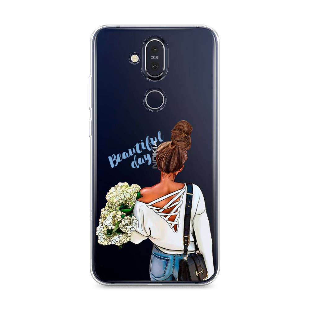 

Чехол Awog на Nokia 8.1 / Нокиа 8.1 "Beautiful day vector", Коричневый;белый;зеленый, 122250-6