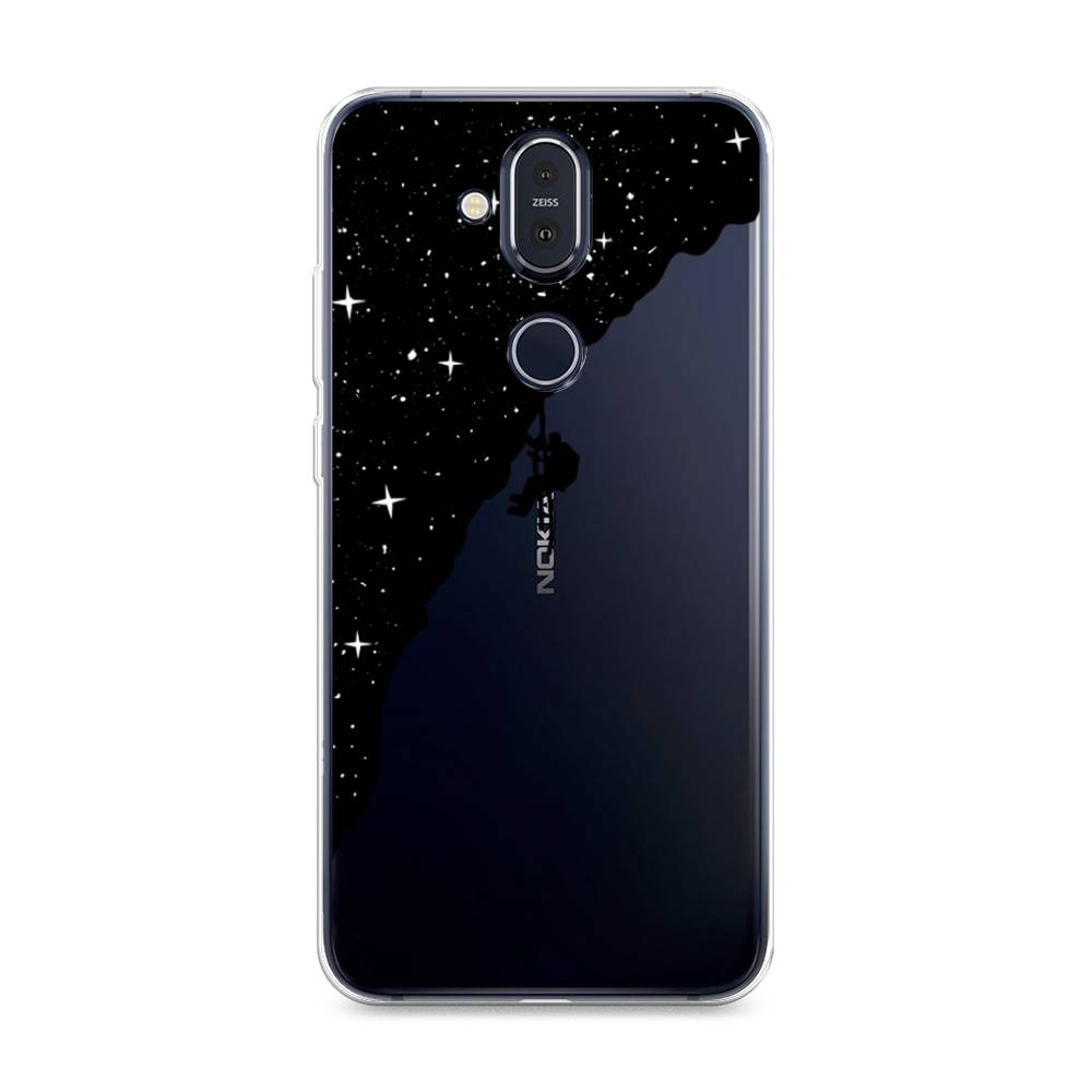 

Чехол Awog на Nokia 8.1 / Нокиа 8.1 "Скалолаз в космосе", Черный;белый;бежевый, 122250-4