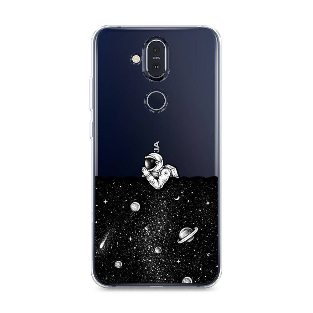 

Чехол Awog на Nokia 8.1 / Нокиа 8.1 "Космический сон", Серый, 122250-4