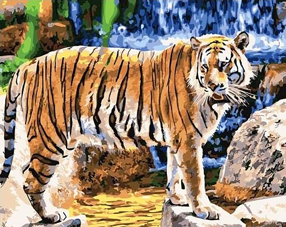 

Картина по номерам Paintboy (Premium) Хранитель водопада