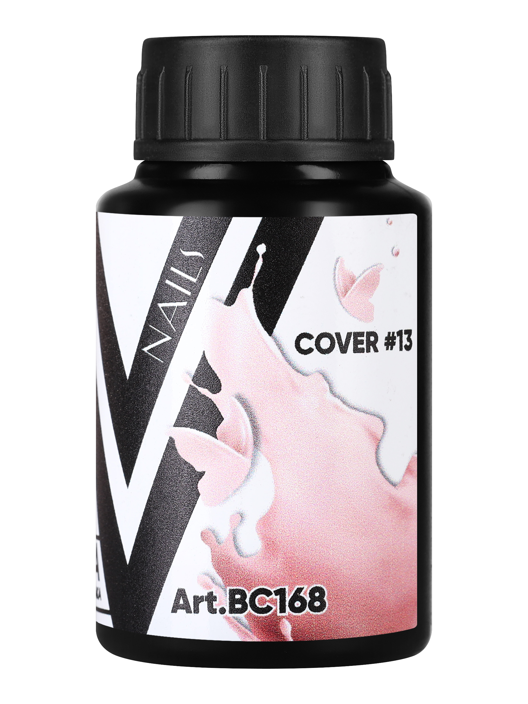 База Vogue Nails Strong Cover камуфлирующая темно-розовая полупрозрачная 30 мл полупрозрачная