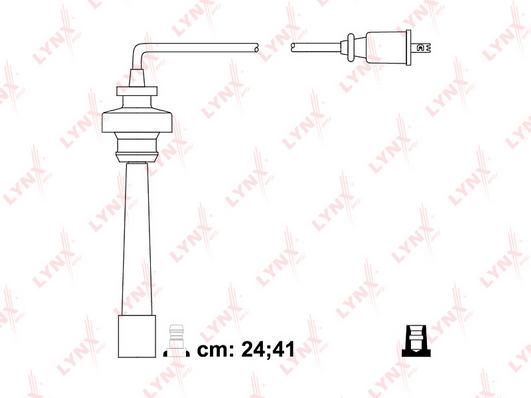 

Комплект высоковольтных проводов LYNXAUTO spe5517
