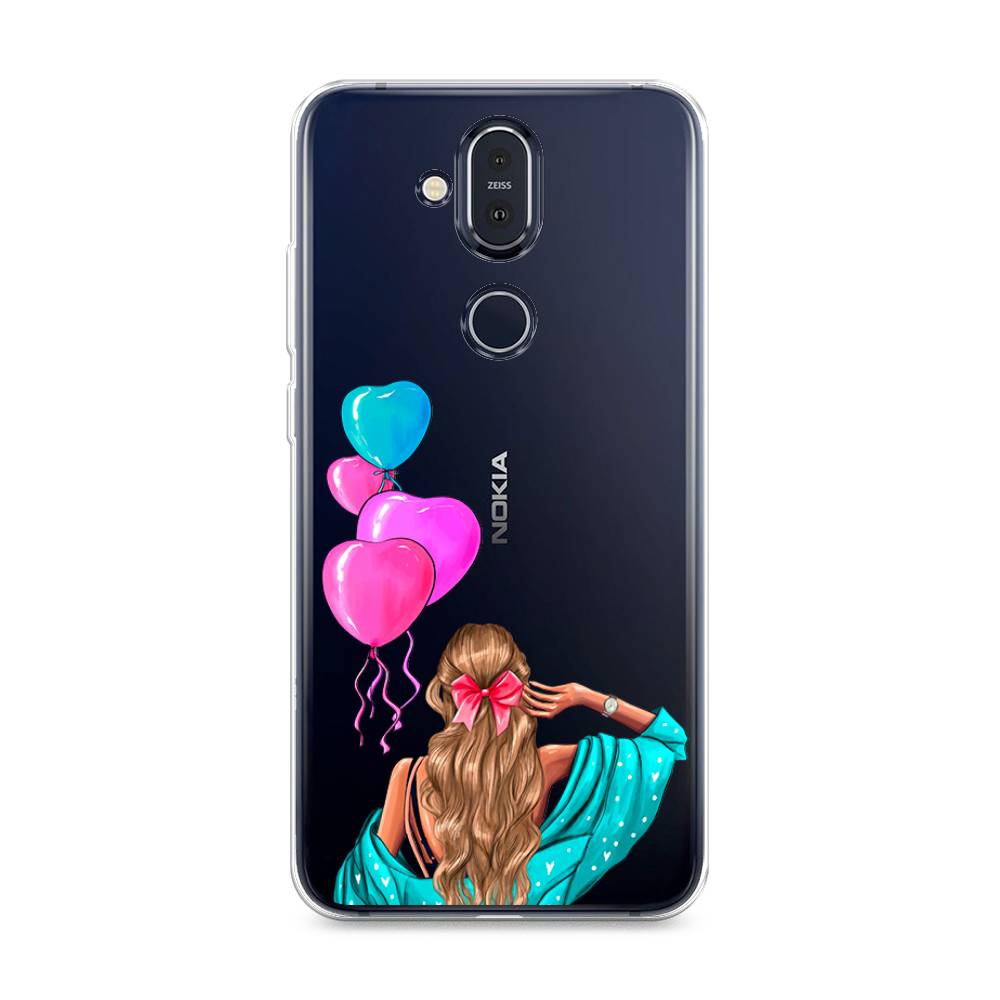 

Чехол Awog на Nokia 8.1 / Нокиа 8.1 "День Рождения", Голубой;розовый;бежевый, 122250-7