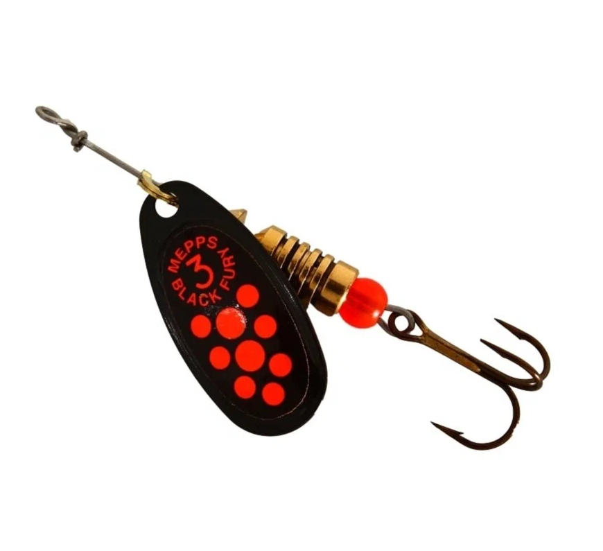 

Блесна вращающаяся Mepps Black Fury Orange NR №3, 6,5 г, блистер, Черный;красный