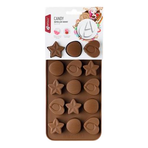 

Форма для конфет Apollo Candy 15 ячеек