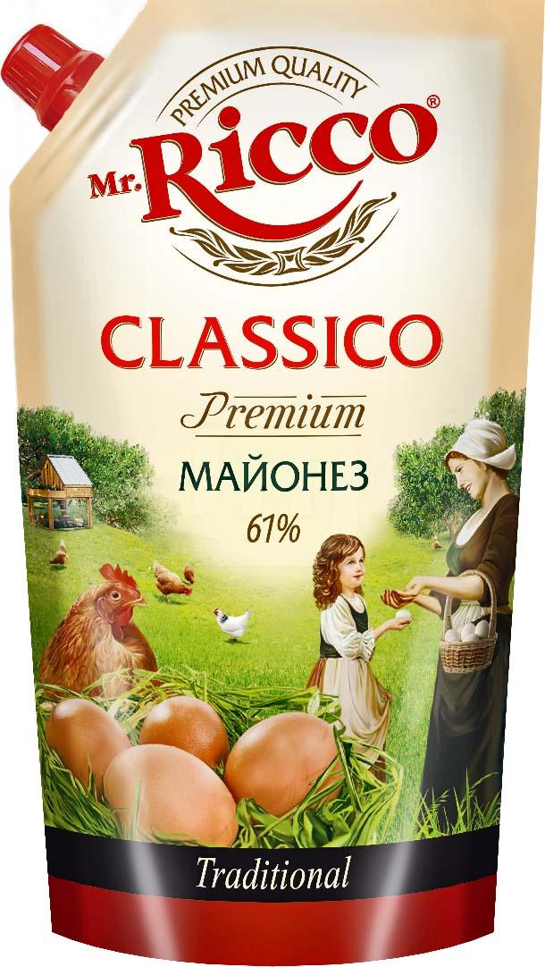 Майонез Mr. Ricco Classico 61% 375 г