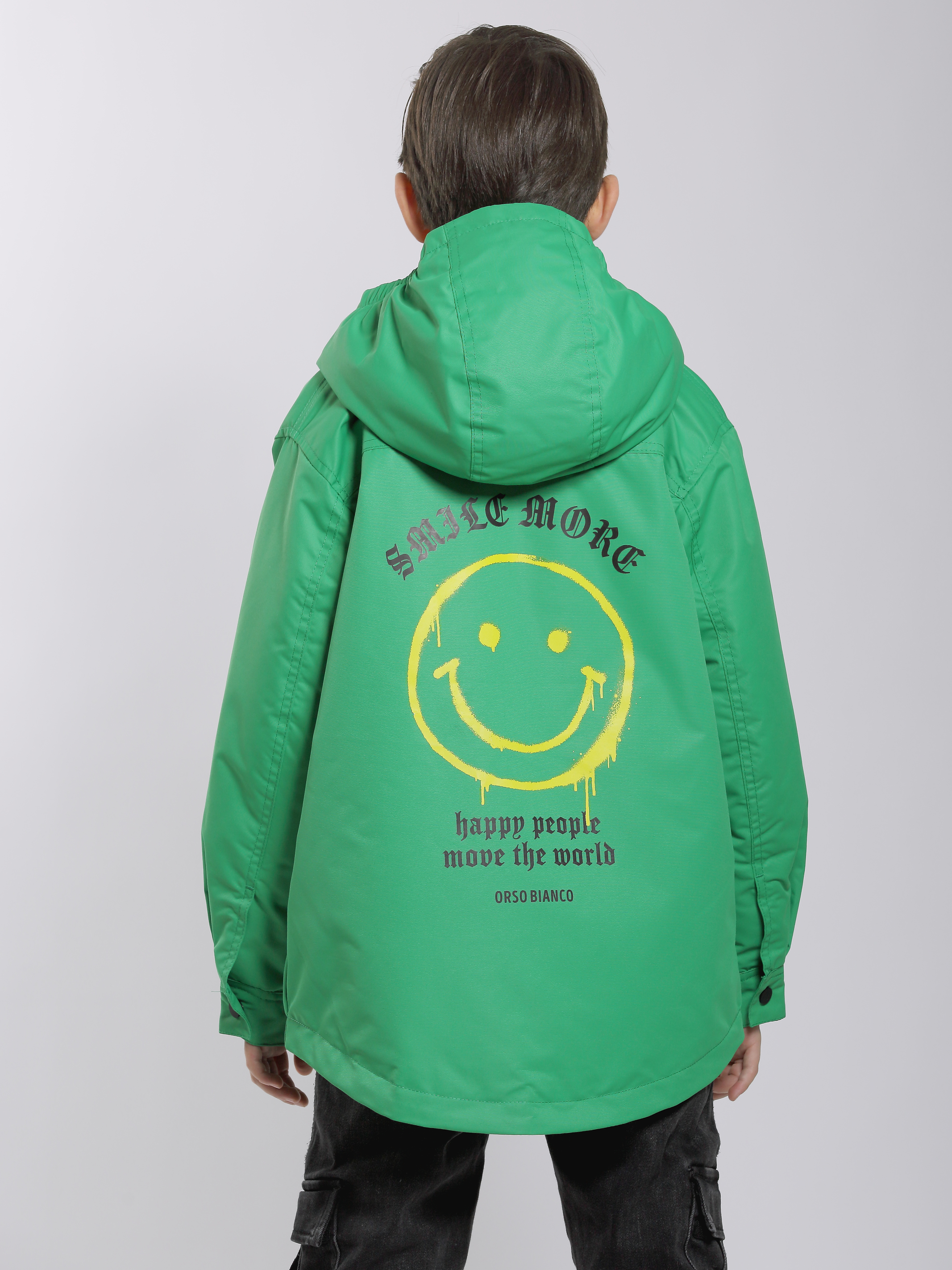 Куртка детская Orso Bianco Мэти, зеленый, 116